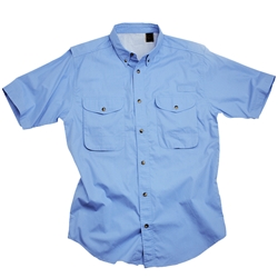 Classic Poplin Fishing Shirt - Short Sleeve 